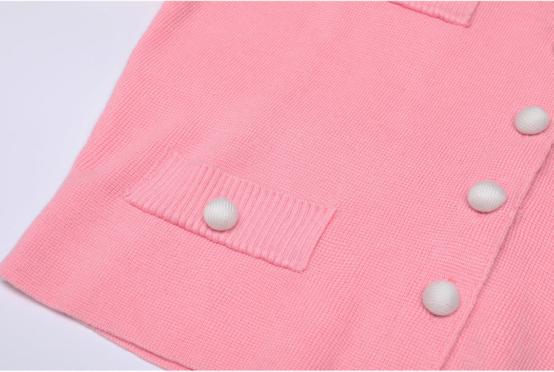 Geplooide top met uitlopende mouwen en maxi-rok set met tailleband – Rosiny 