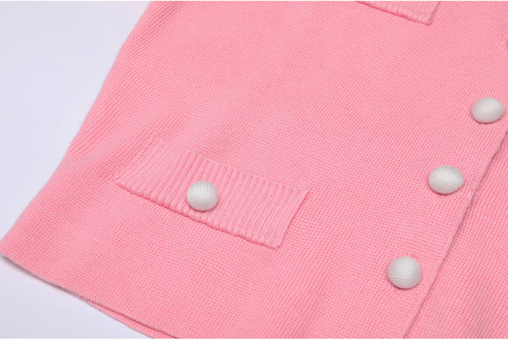 Geplooide top met uitlopende mouwen en maxi-rok set met tailleband – Rosiny 