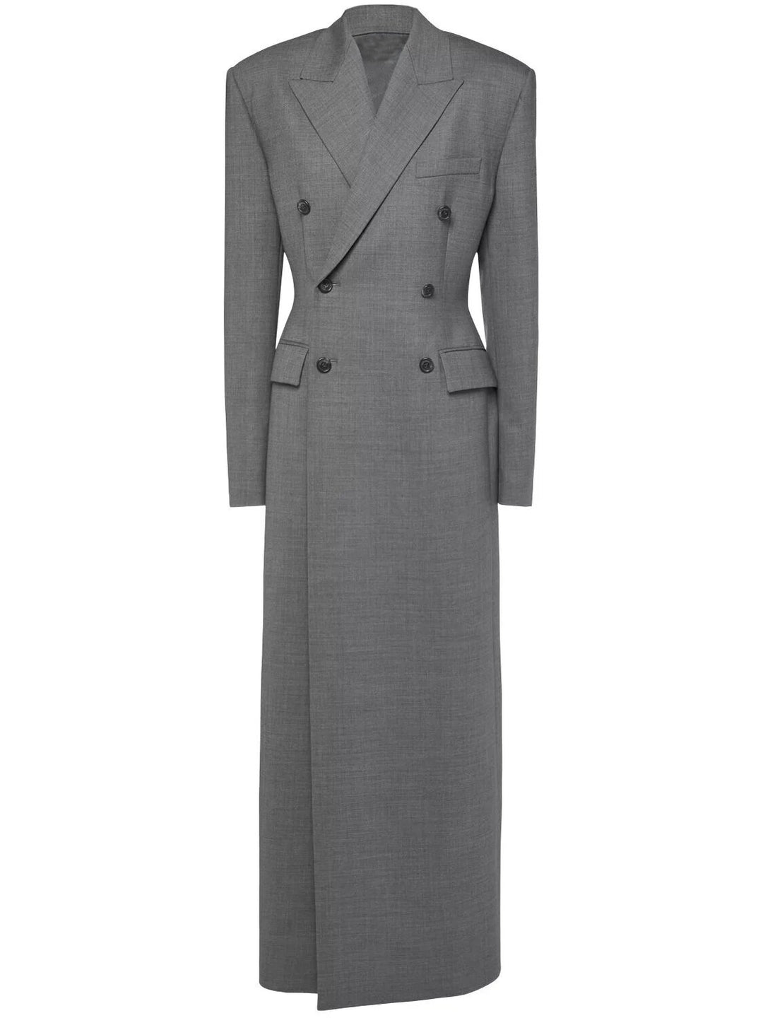  فستان بليزر طويل واسع الصدر مزدوج الصدر – جريسون