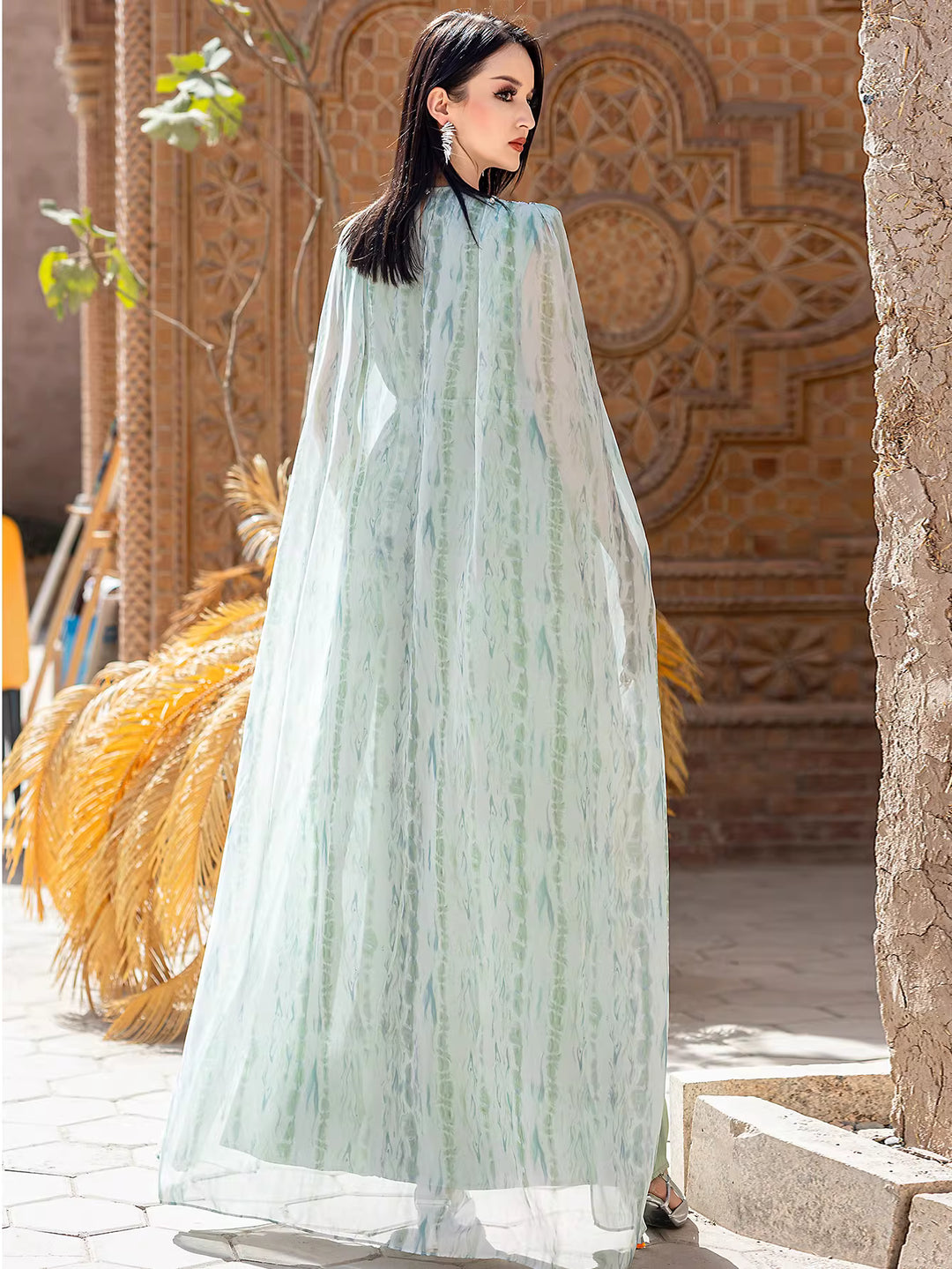 minimal sculpted evening dress with refined drape – CALYX