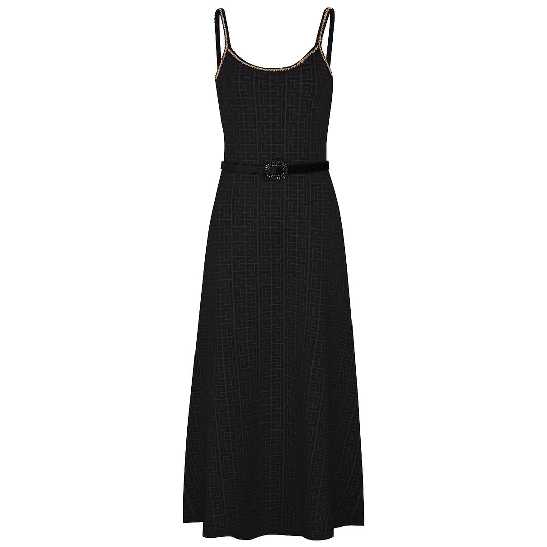 Haut à manches évasées plissées et ensemble jupe longue avec ceinture à la taille – Rosiny 