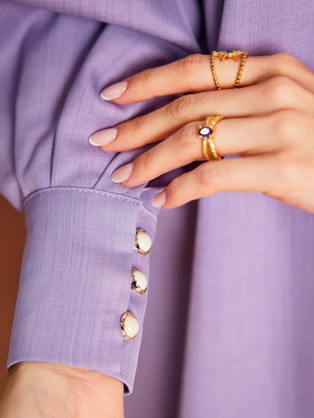 فستان قفطان مطرز بأكمام طويلة وسحاب أمامي - أنت تعرف