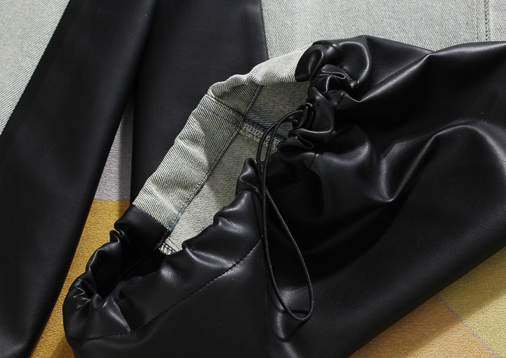 褶皱喇叭袖上衣和高腰裙套装，配腰带 – Rosiny 