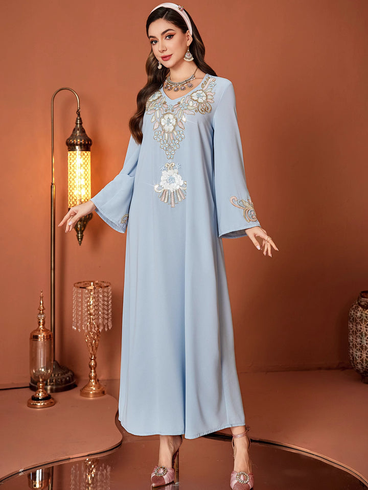 maßgeschneiderter Schlaganzug mit Satin-Puffärmeln – VALENCIA 