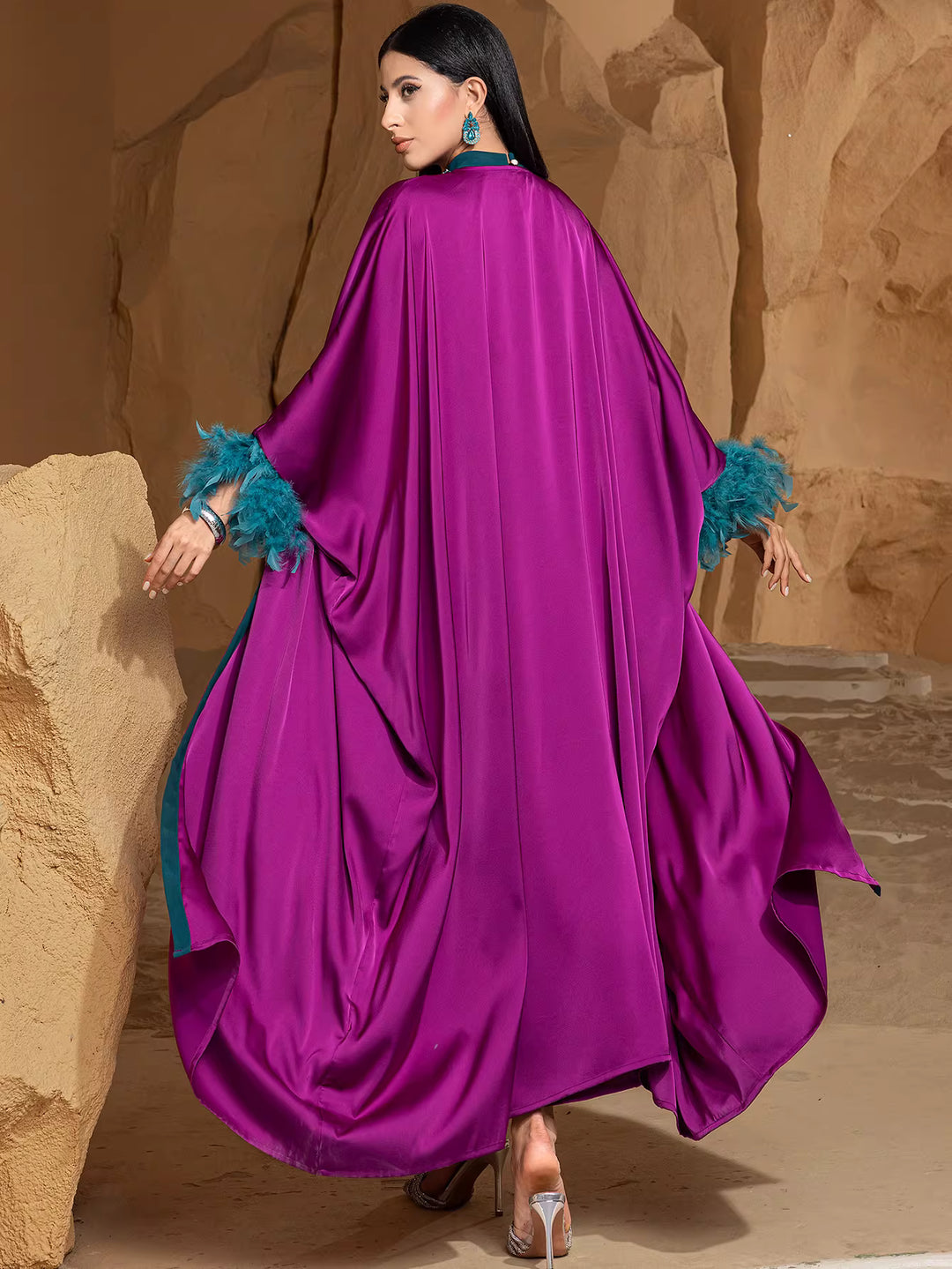 Long Sleeve Maxi Dress with Relaxed Fit – TAMER