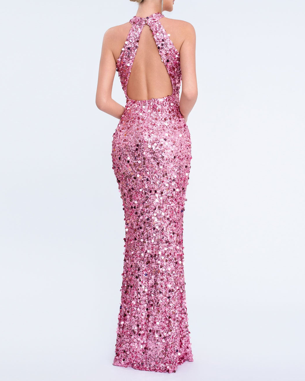 فستان هالتر عمودي بظهر مفتوح – إلودير