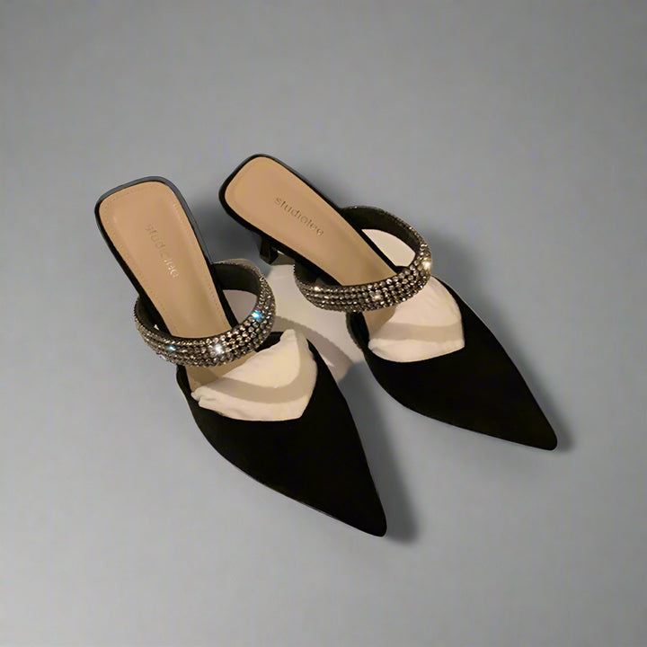 Plissiertes Oberteil mit ausgestellten Ärmeln und Maxirock-Set mit Taillengürtel – Rosiny 