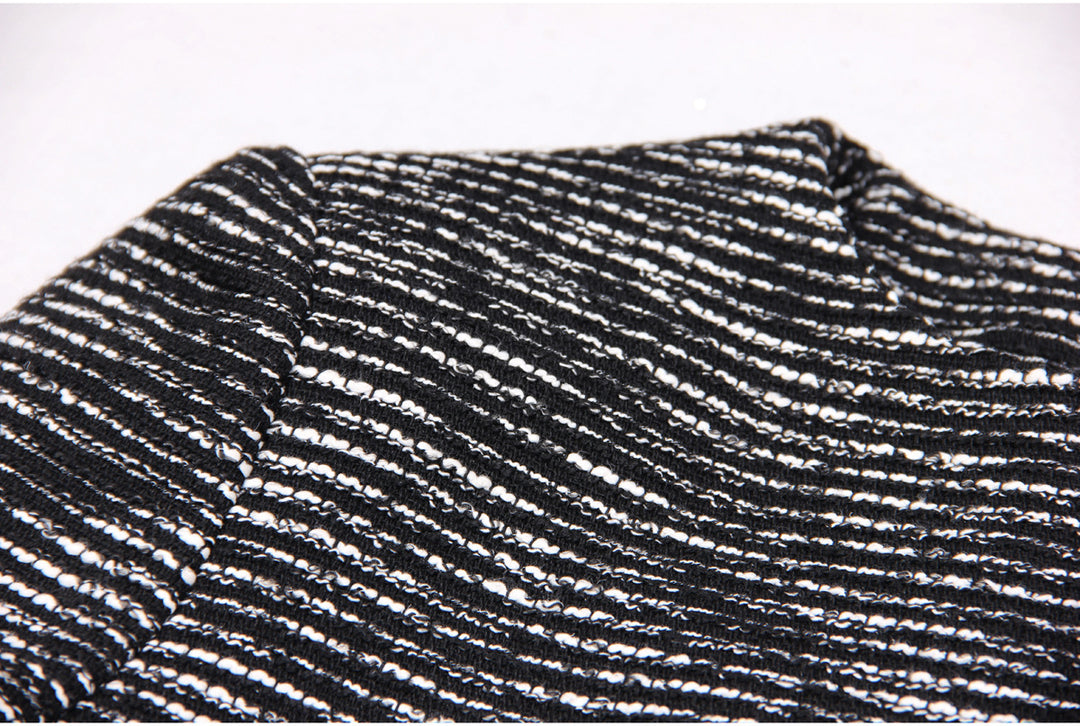 Geplooide top met uitlopende mouwen en maxi-rok set met tailleband – Rosiny 