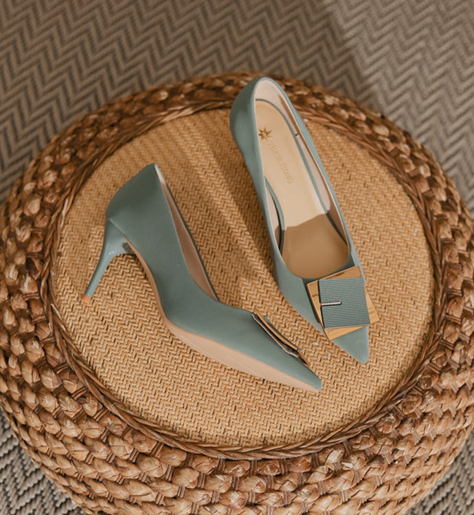 Haut à manches évasées plissées et ensemble jupe longue avec ceinture à la taille – Rosiny 