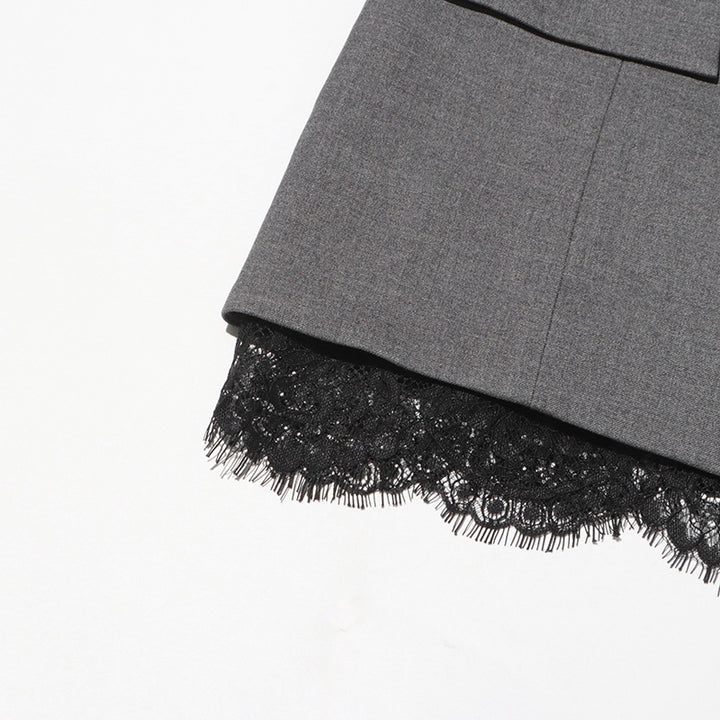 Geplooide top met uitlopende mouwen en maxi-rok set met tailleband – Rosiny 