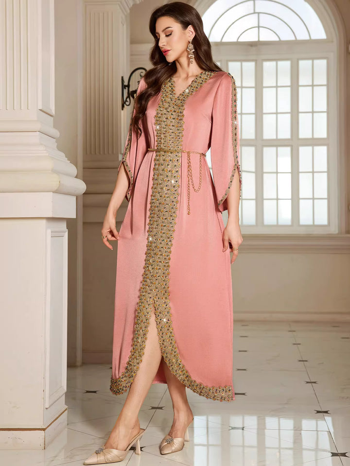 Elegant Long Sleeve Maxi Dress – LIRIA