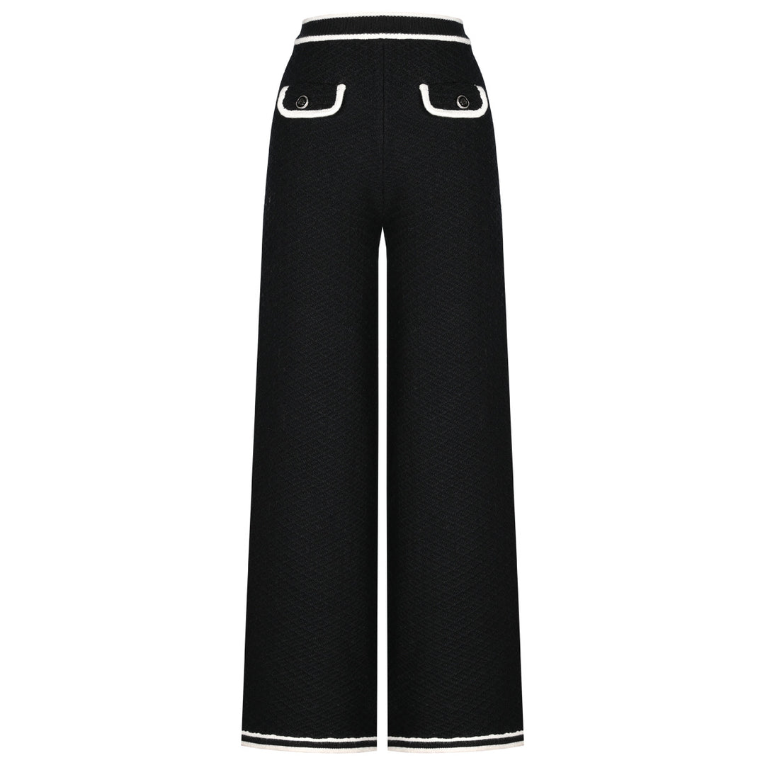 褶皱喇叭袖上衣和高腰裙套装，配腰带 – Rosiny 