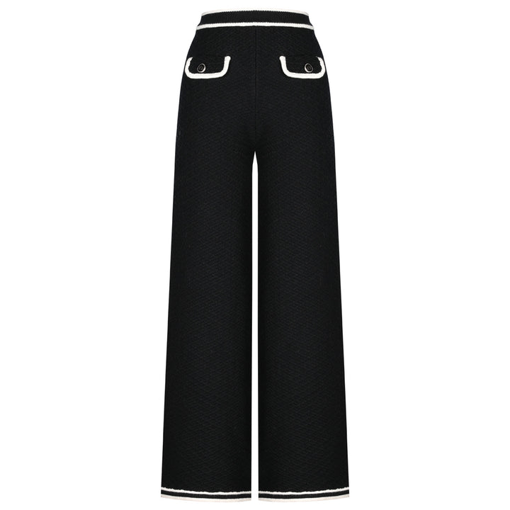 褶皱喇叭袖上衣和高腰裙套装，配腰带 – Rosiny 