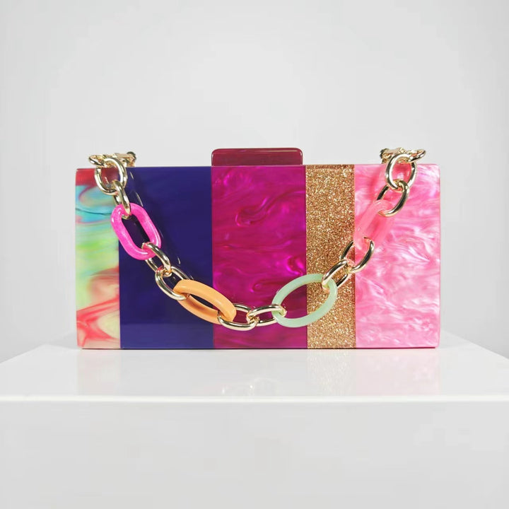 gewebte Rattan-Tragetasche mit doppelten Ledergriffen – LÉONIE 