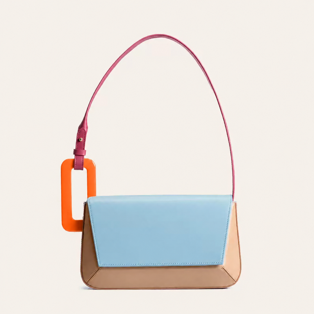 Elegant Sapphire Shoulder Bag - AZURÉ