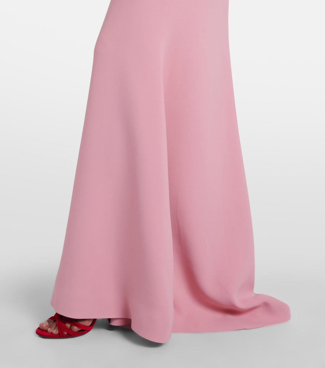 Blush Cape Bow Gown - Roselle