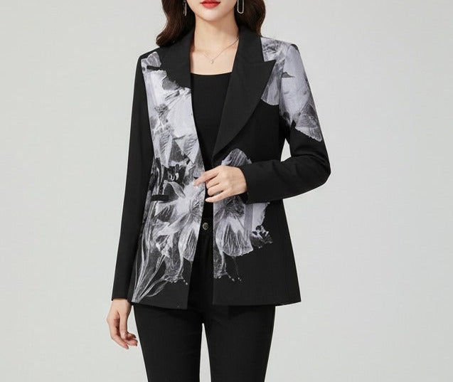 Plissiertes Oberteil mit ausgestellten Ärmeln und Maxirock-Set mit Taillengürtel – Rosiny 