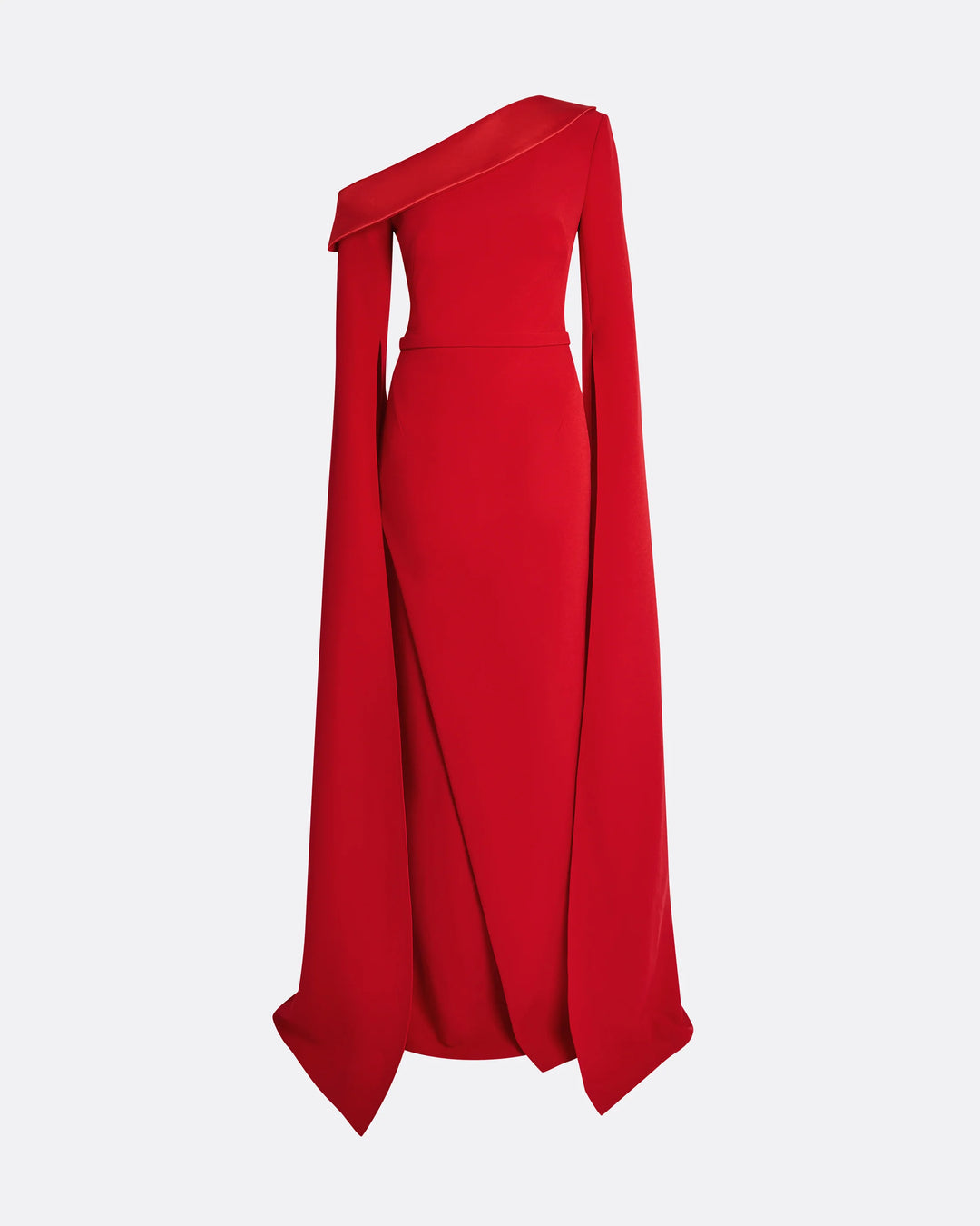 فستان كيب غير متماثل بكتف واحد – سكارليتا