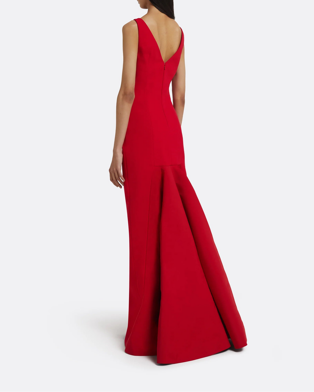 sleeveless mermaid gown with sculpted bateau neckline – LAVENA