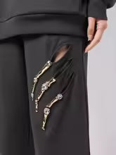 Geplooide top met uitlopende mouwen en maxi-rok set met tailleband – Rosiny 