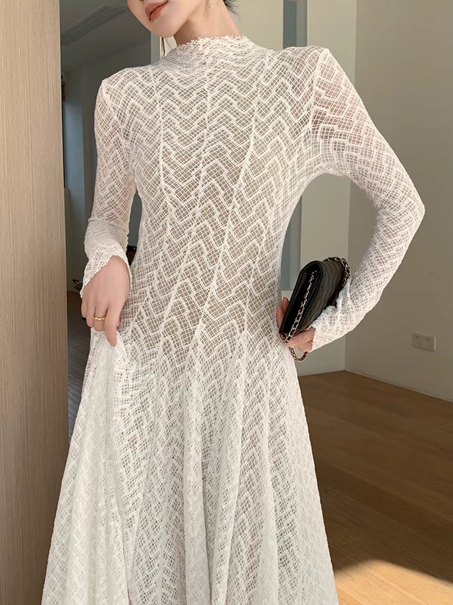 Haut à manches évasées plissées et ensemble jupe longue avec ceinture à la taille – Rosiny 