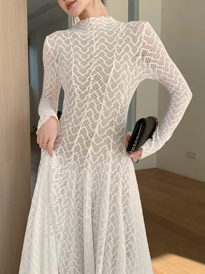 Haut à manches évasées plissées et ensemble jupe longue avec ceinture à la taille – Rosiny 