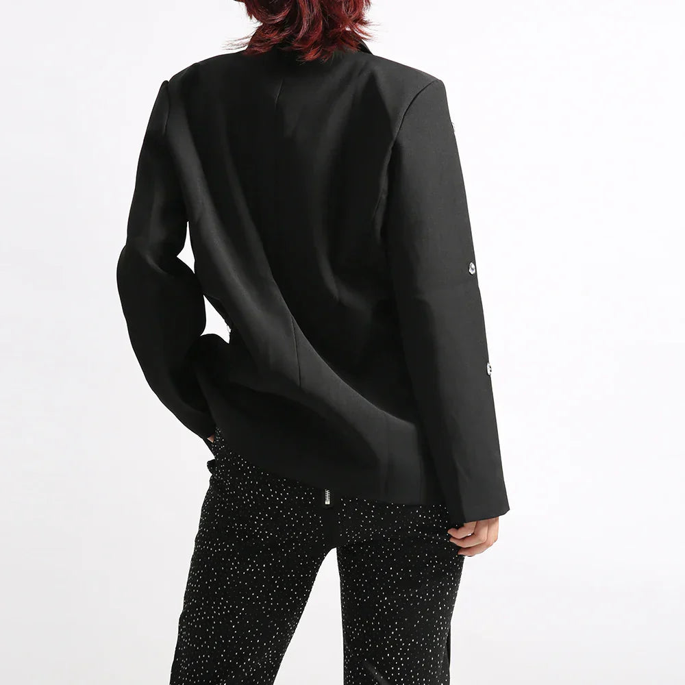 بليزر واسع الحجم مزين بزخارف على شكل فيونكات - مالينيا