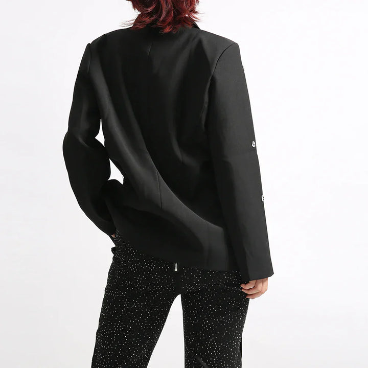 بليزر واسع الحجم مزين بزخارف على شكل فيونكات - مالينيا