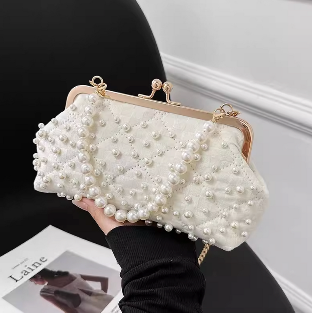 Pearl Adorned Clutch