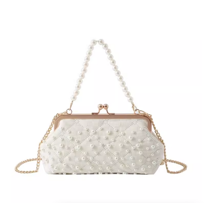 Pearl Adorned Clutch