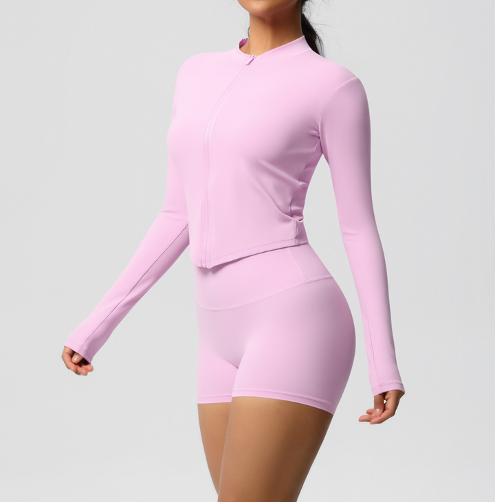 Plissiertes Oberteil mit ausgestellten Ärmeln und Maxirock-Set mit Taillengürtel – Rosiny 