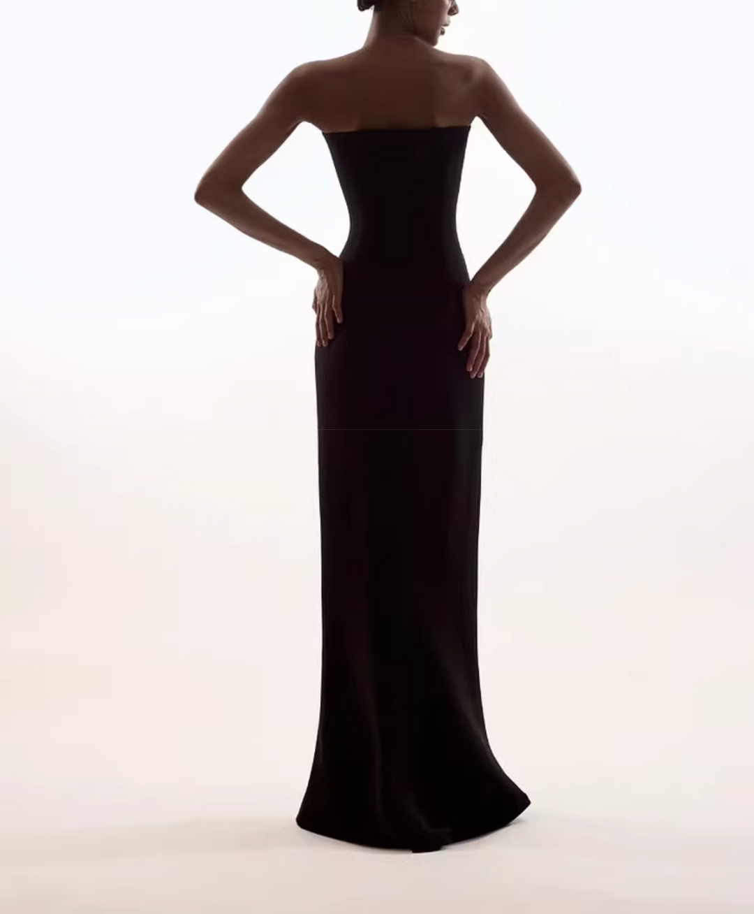 strapless column gown with sweetheart neckline – NOCTURNE