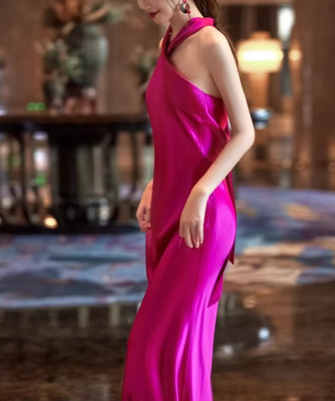 halter neck mermaid gown – RUBY