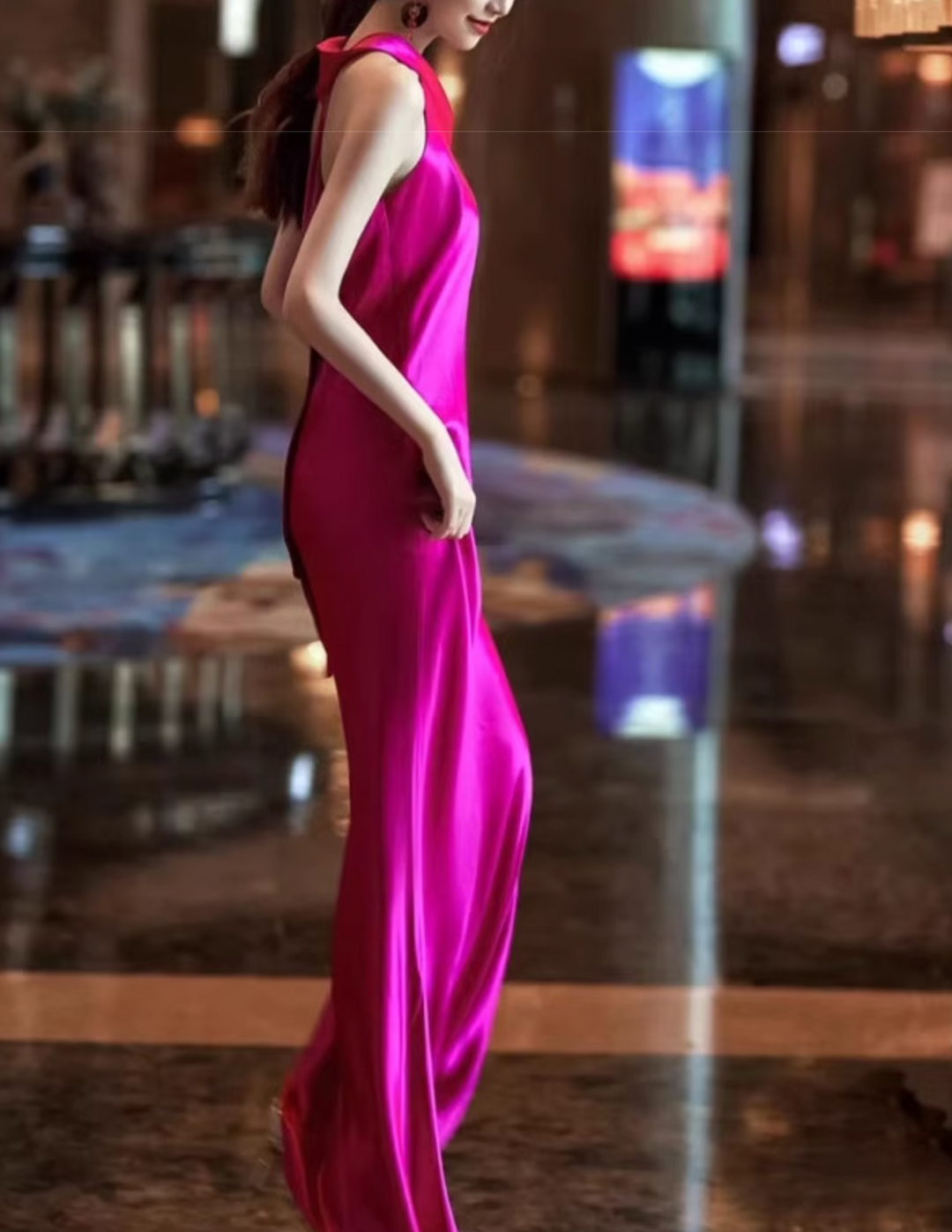 halter neck mermaid gown – RUBY