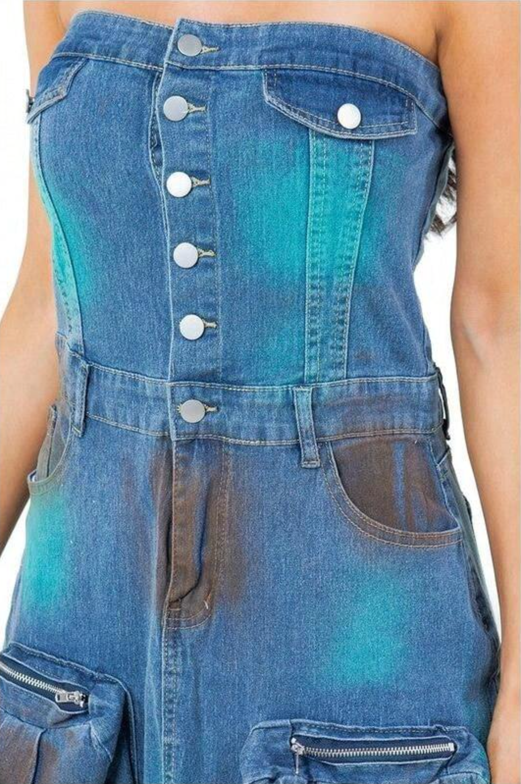 Haut à manches évasées plissées et ensemble jupe longue avec ceinture à la taille – Rosiny 