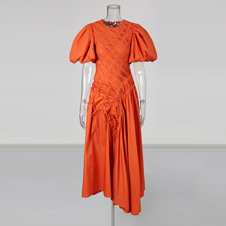 فستان بليزر مُفصّل بترتر - فوشيا