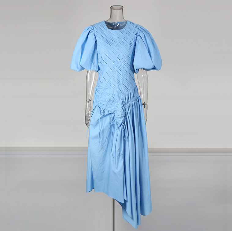 فستان بليزر مُفصّل بترتر - فوشيا