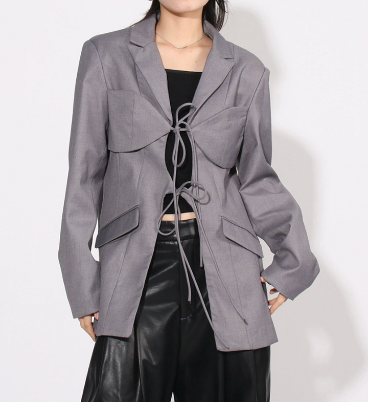 بليزر منظم مع رباط أمامي للكورسيه – سيينا