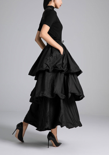 tiered voluminous maxi skirt – TIER