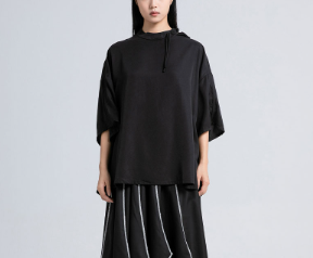 oversized hooded top with wide sleeves – EASE