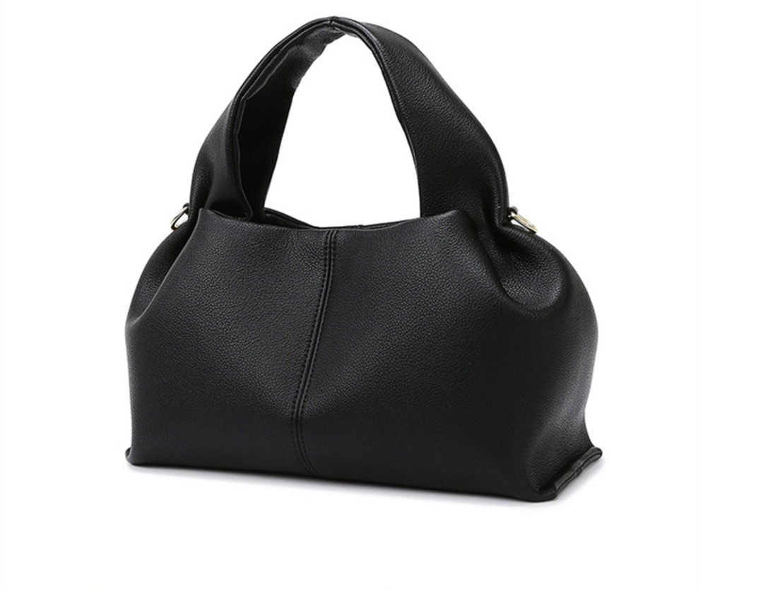 Soft Leather Hobo Bag with Adjustable Strap – TAUPE