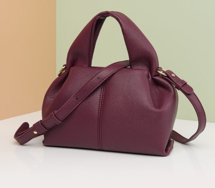 Soft Leather Hobo Bag with Adjustable Strap – TAUPE