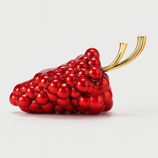 pearl cluster clutch with sculpted gold handle – PERLÉA