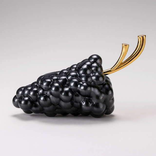 pearl cluster clutch with sculpted gold handle – PERLÉA