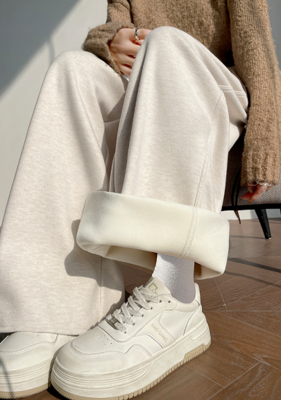 high-waist wide-leg trousers with statement belt – SUCCOF