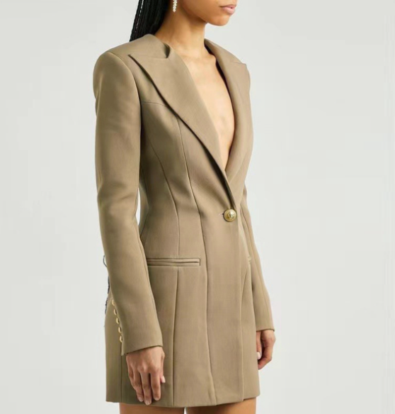 structured tailored blazer dress – SANDRA