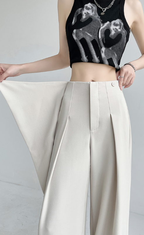 wrap-front wide-leg trousers – VERA