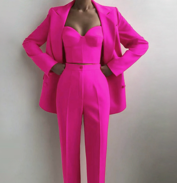 three-piece tailored suit set – LILAC