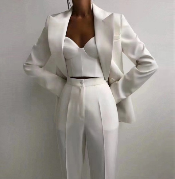 three-piece tailored suit set – LILAC