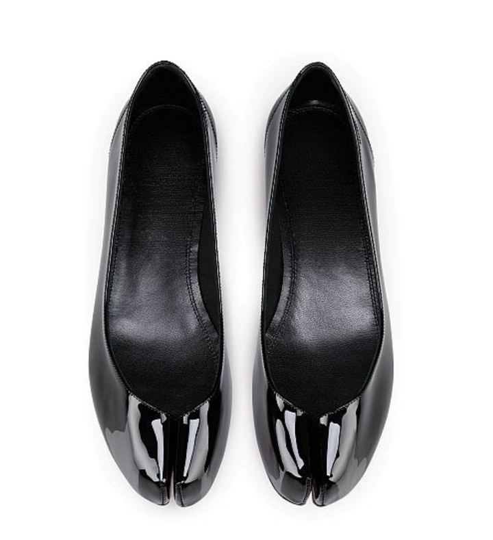 Patent Square-Toe Ballet Flats - Merovia